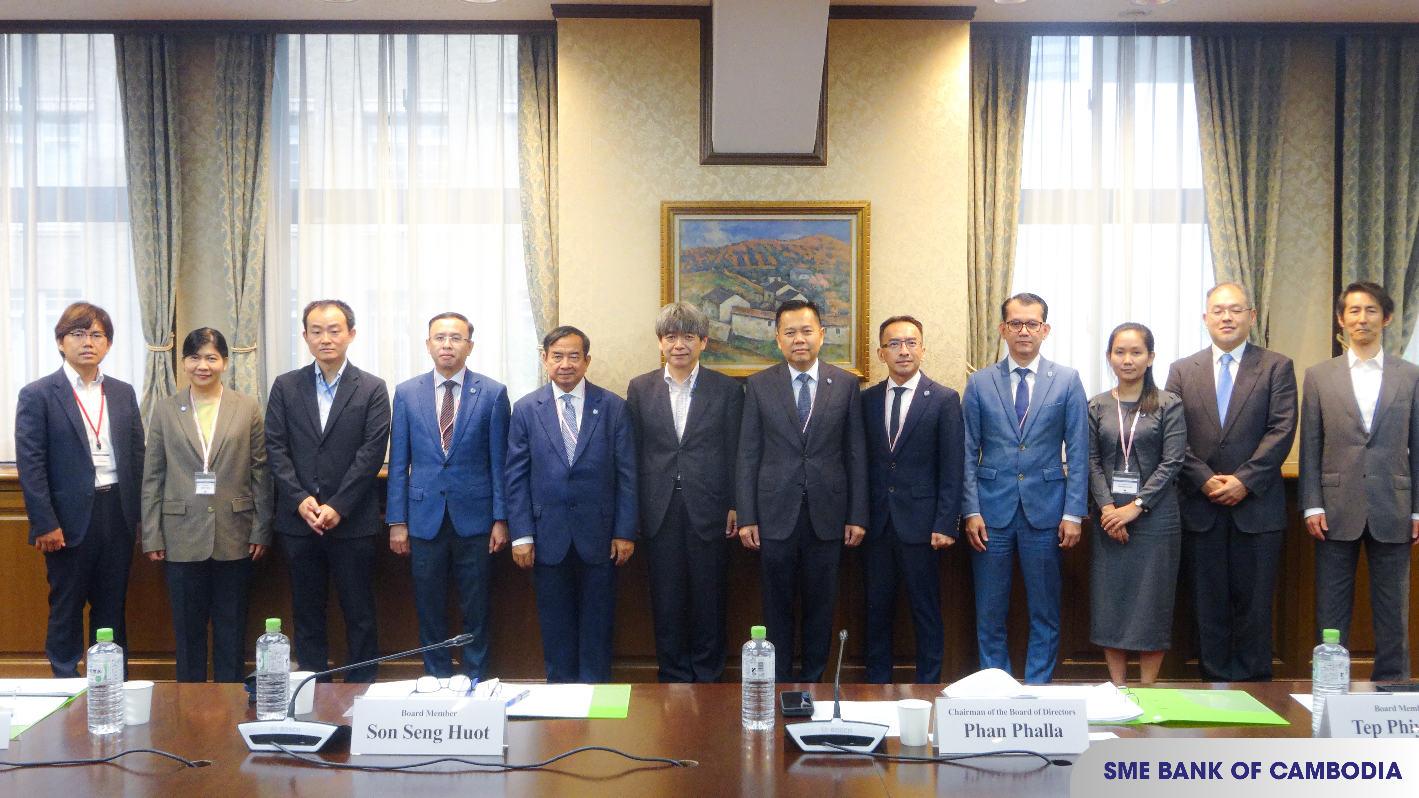 The delegation from SME Bank of Cambodia paid a visit to the Policy Research Institute (PRI), the Ministry of Finance, Japan; and the Micro Business and Individual Unit, Japan Finance Corporation (JFC-Micro)